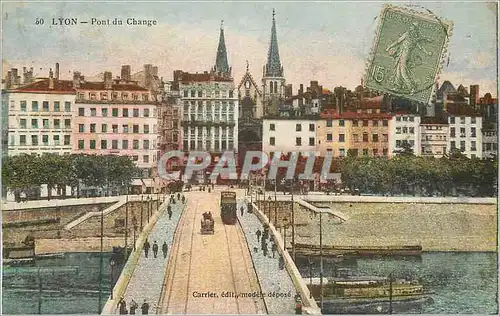 Cartes postales Lyon Pont du Change