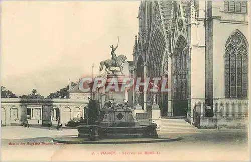 Cartes postales Nancy Statue de Rene II