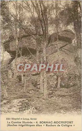 Ansichtskarte AK Sornac Rochefort La Correze Illustree
