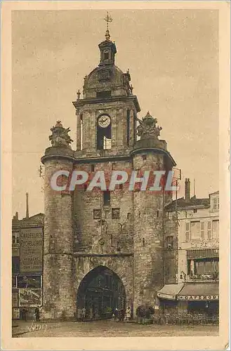 Ansichtskarte AK La Rochelle Tour de la Grosse Horloge la Douce France