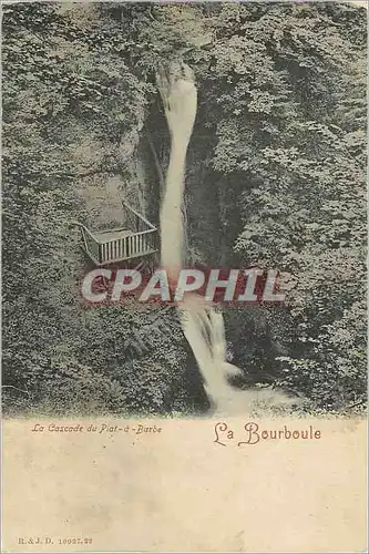 Ansichtskarte AK La Bourboule la Cascade du Plat a Barbe