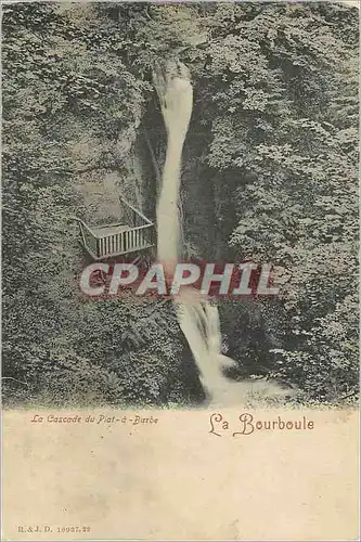 Cartes postales La Bourboule la Cascade du Plat a Barbe