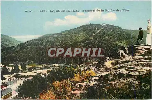 Cartes postales La Bourboule Sommet de la Roche des Fees