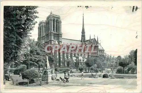 Ansichtskarte AK Paris Notre Dame Vue du Square Viviani