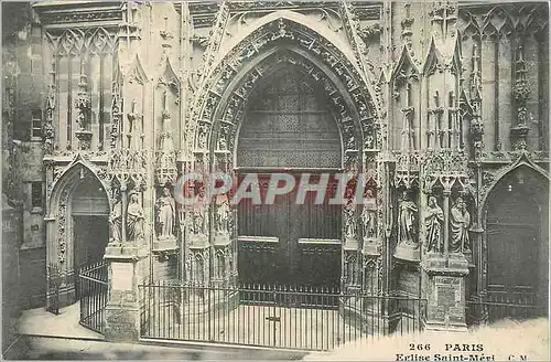 Cartes postales Paris Eglise Saint Meri