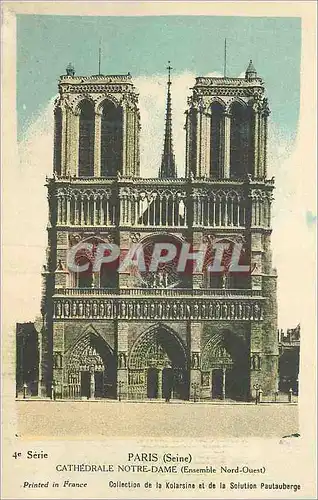 Cartes postales Paris (Seine) Cathedrale Notre Dame