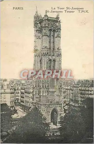 Cartes postales Paris la Tour St Jacques
