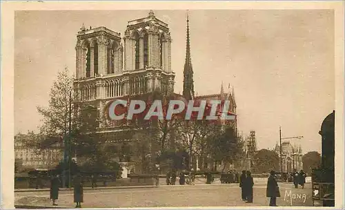 Ansichtskarte AK Les Petits Tableaux de Paris la Cathedrale Notre Dame