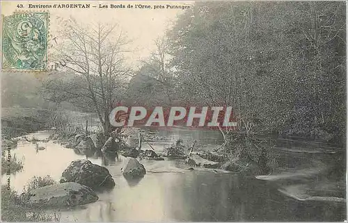 Ansichtskarte AK Environs d'Argentan les Bords de l'Orne