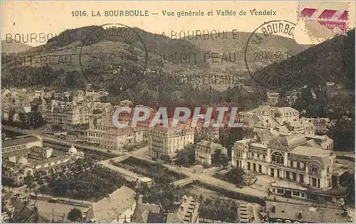 Ansichtskarte AK La Bourboule Vue Generale et Vallee de Vendeix