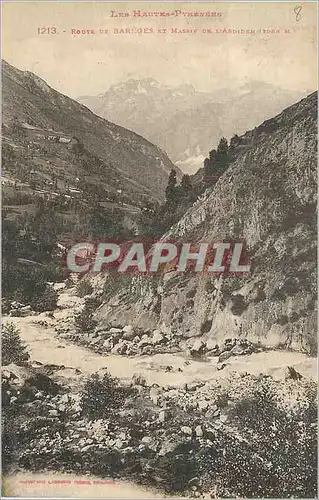 Cartes postales Route de Bareges les Hautes Pyrenees