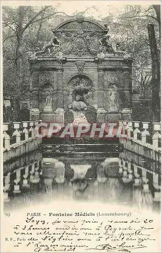 Ansichtskarte AK Paris Fontaine Medicis (Luxembourg) (carte 1900)