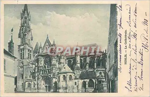 Cartes postales Senlis La Cathedrale (carte 1900)