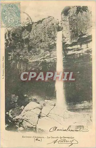 Cartes postales Environs d'Antemare La Cascade de Cerveyrieu