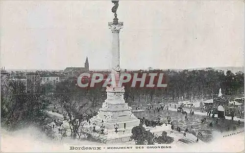 Cartes postales Bordeaux Monument des Girondins