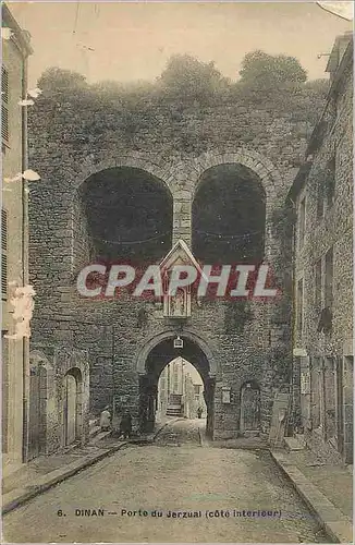 Cartes postales Dinan Porte du Jerzual (Cote Interieur)