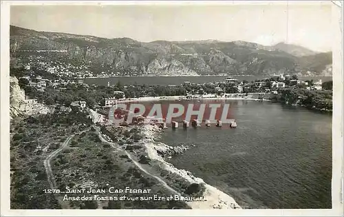 Cartes postales moderne Saint Jean Cap Ferrat Ansedes Fosses et vue sur Eze et Beaulie