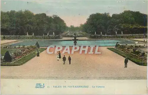 Ansichtskarte AK Palais de Fontainebleau La Parterre