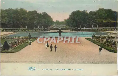Cartes postales Palais de Fontainebleau La Parterre