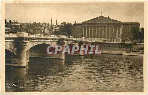 Cartes postales Paris en Flanant La Chambre des Deputes et le Pont de la Concorde