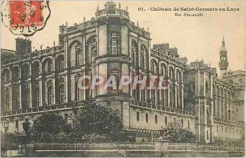 Cartes postales Chateau de Saint Germain en Laye Vue d'ensemble