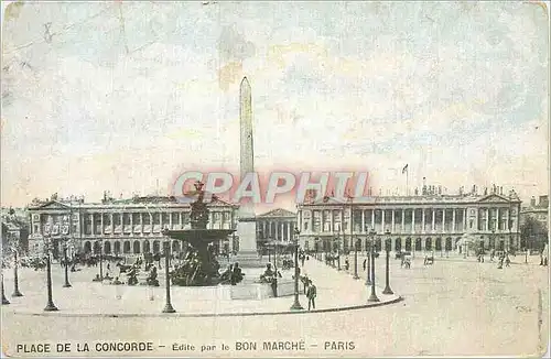 Cartes postales Paris Place de la Concorde