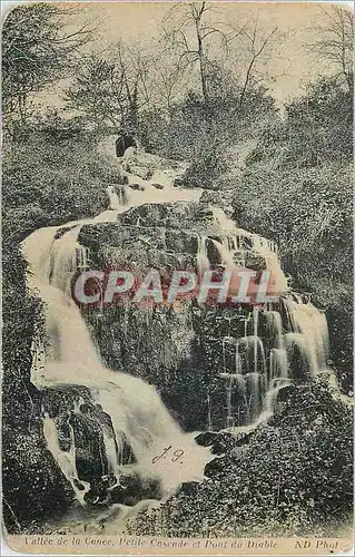 Ansichtskarte AK Vallee de la Cance Petite Cascade et Pont du Diable