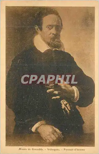 Cartes postales Musee de Grenoble Velasquez Portrait d'Homme