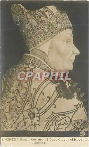 Cartes postales Venezia Museo Correr Il Doge Giovanni Mocencico Bellini