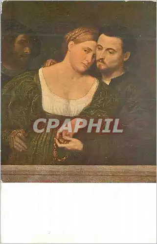 Cartes postales Paris Bordone Gli amanti Veneziani Milano R Pinacoteca di Brera