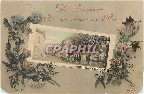 Cartes postales De Dampmart Je vous envoie ces Fleurs