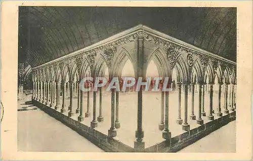 Cartes postales Abbaye de Mont Saint Michel Le Cloitre