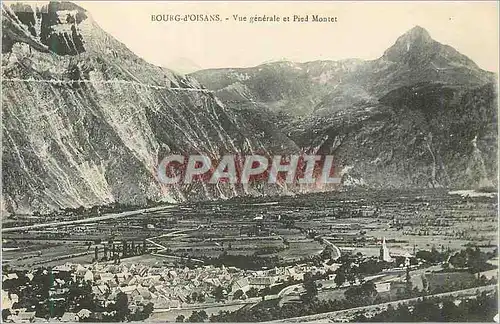 Ansichtskarte AK Bourg d'Oisans Vue Generale et Pied Montet