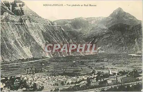 Cartes postales Bourg d'Oisans Vue Generale et Pied Montet