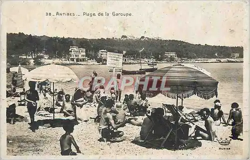 Cartes postales Antibes Plage de la Garoupe