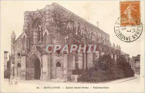 Cartes postales Montaaubn Eglise Saint Orens Villebourbon