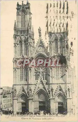 Cartes postales Nancy Eglise Saint Pierre Saint Stanislas Oeuvre de Vautrin (1865 1885)