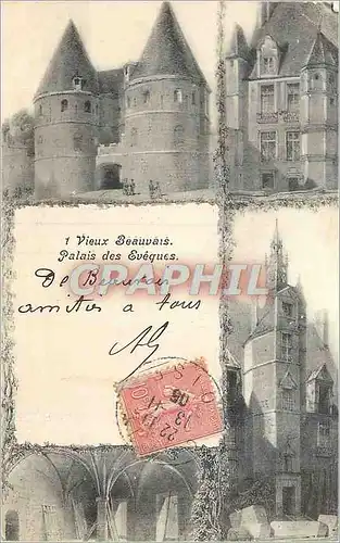 Cartes postales Vieux Beauvais Palais des Eveques
