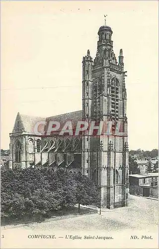 Cartes postales Compiegne L'Eglise Saint Jacques