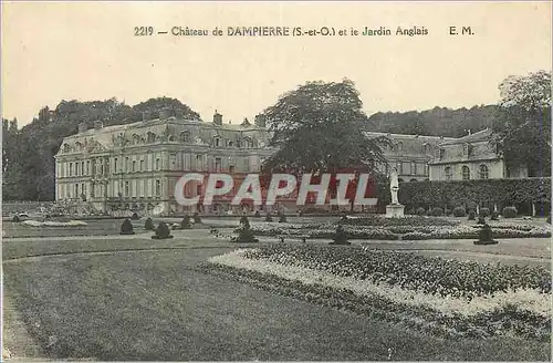 Cartes postales Chateau de Dampierre (S et O) et le Jardin Anglais