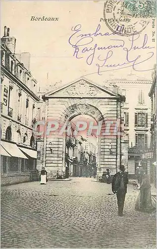 Cartes postales Bordeaux Porte Dijeaux