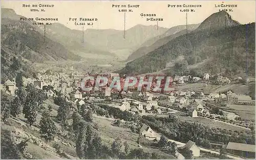 Cartes postales Les Pyrenees Pic de Cacadogne Puy Ferrand Gorges d'Enfer