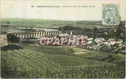 Cartes postales Saint Germain en Laye Rampe du Pont du Chemin de Fer