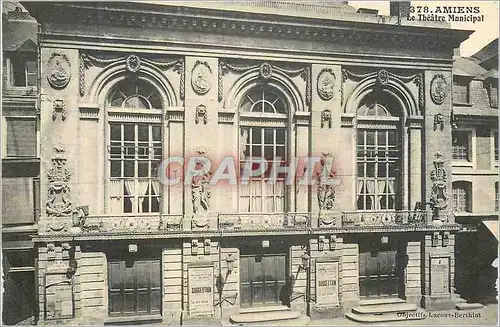 Cartes postales Amiens Le Theatre Municipal