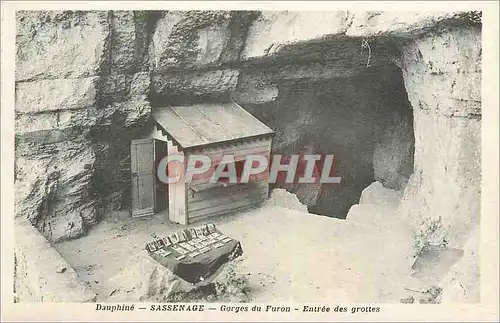 Cartes postales Dauphine Sassenage Gorges du Furon Entree des Grottes
