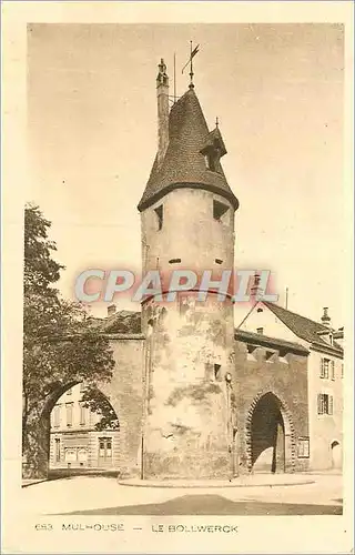 Ansichtskarte AK Mulhouse Le Bollwerck