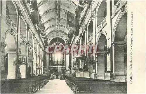 Cartes postales Paris Interieur de la Chapelle des Invalides