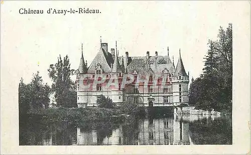 Cartes postales Chateau d'Azay le Rideau