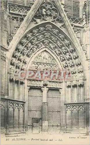 Cartes postales Auxerre Portail Lateral Sud