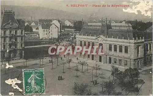 Cartes postales Belfort Place de la Republique